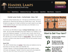 Tablet Screenshot of handellamps.com